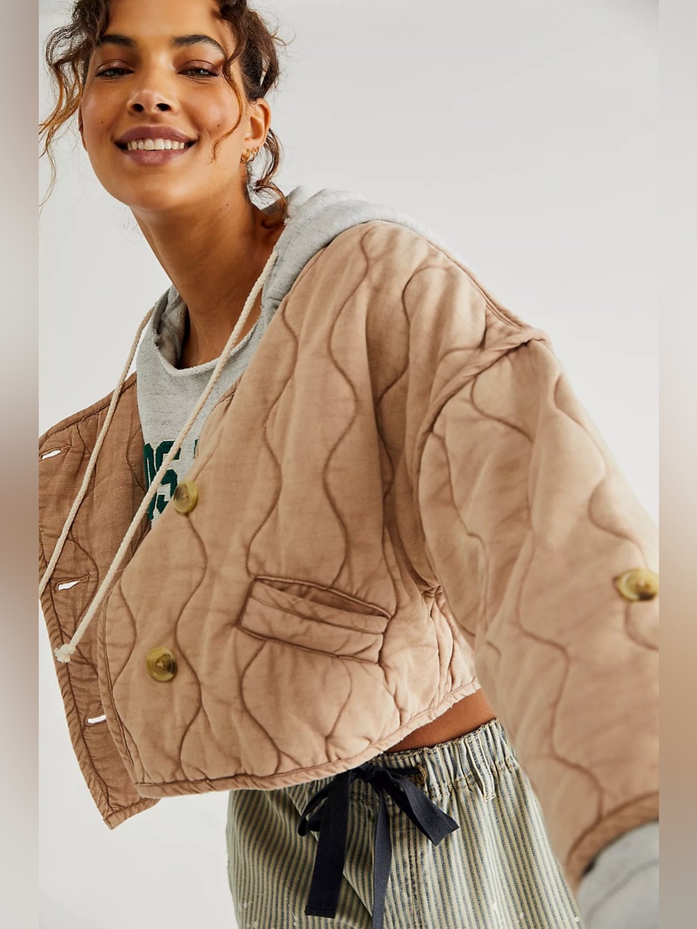 💫 Free People💫 Gwynnie Quilted Jacket